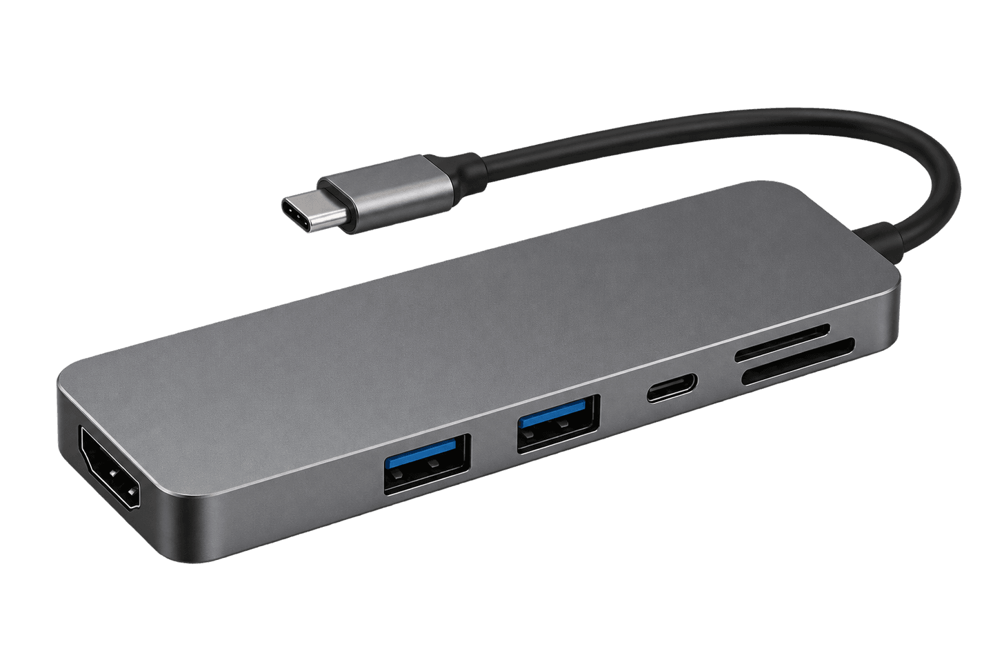 USB-C 7-in-1 Multiport Hub - Space Gray